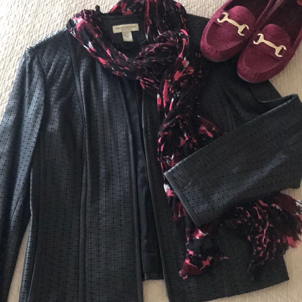 🚫SOLD🚫 Valerie Stephens  leather jacket size S